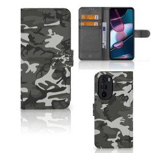 Motorola Edge 30 Pro Telefoon Hoesje Army Light