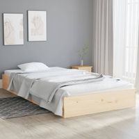 Bedframe massief hout 90x200 cm