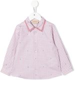 Gucci Kids chemise à carreaux - Blanc - thumbnail