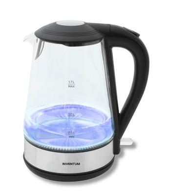 Inventum HW717G waterkoker 1,7 l Zwart, Roestvrijstaal 2150 W Inventum HW717G waterkoker 1,7 l Zwart, Roestvrijstaal 2150 W