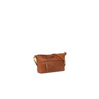 Justified Bags Justified Bags® Nynke Small Folded Leren Schoudertas Cognac