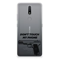 Nokia 2.4 Silicone-hoesje Pistol DTMP - thumbnail