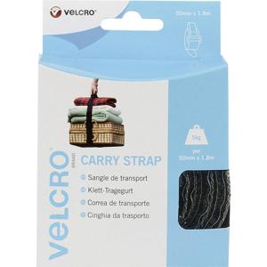 VELCRO® VEL-EC60326 Klittenband Met riem Haak- en lusdeel (l x b) 1800 mm x 50 mm Zwart 1 stuk(s)