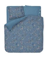 Pip Studio Kawai Flower Dekbedovertrek, 2 kussenslopen Blauw 260 x 200/220 cm + 2x 60 x 70 cm - thumbnail