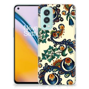 Siliconen Hoesje OnePlus Nord 2 5G Barok Flower