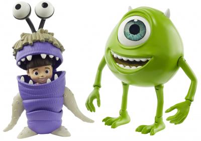 Mattel speelfiguur Pixar junior 10 cm groen/paars 2 stuks Mattel speelfiguur Pixar junior 10 cm groen/paars 2 stuks