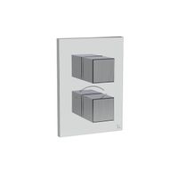 Crosswater Crossbox Limit douchekraan - thermostatisch - geschikt voor 1 functie - chroom LICB1000LBPC