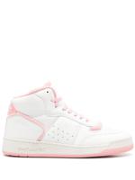 Saint Laurent baskets montantes en cuir - Blanc