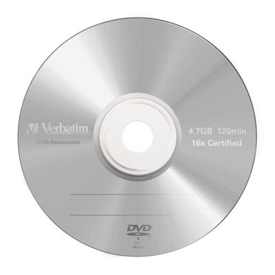 Verbatim DVD-R Matt Silver 4,7 GB 5 stuk(s) Verbatim DVD-R Matt Silver 4,7 GB 5 stuk(s)