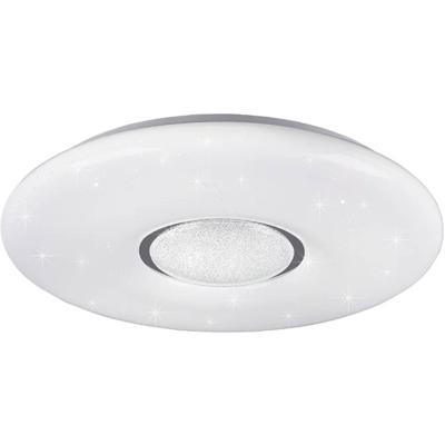 LED Plafondlamp WiZ - Smart LED - Plafondverlichting - Trion Liva - 20W - Aanpasbare Kleur - RGBW - Dimbaar - Rond - Mat LED Plafondlamp WiZ - Smart LED - Plafondverlichting - Trion Liva - 20W - Aanpasbare Kleur - RGBW - Dimbaar - Rond - Mat