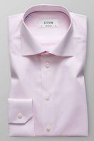 ETON Contemporary Fit Overhemd roze, Effen - thumbnail