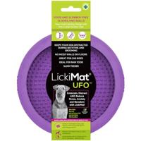 Nieuwe LickiMat UFO - Baden, Douche & Grooming Distractor. Natuurlijke Rubber Grote Fopspeen Likken Nubs zachte en vloeibare lekkernijen. Uniek ontwerp van voedsel en dribbelvanger. Slow Feeder Dog