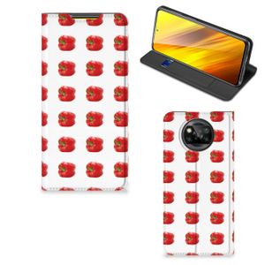 Xiaomi Poco X3 Pro | Poco X3 Flip Style Cover Paprika Red