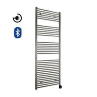 Radiator Sanicare Snode Met Wifi 172 x 45 cm Gunmetal Met Thermostaat Chroom Sanicare