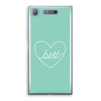 Best heart pastel: Sony Xperia XZ1 Transparant Hoesje