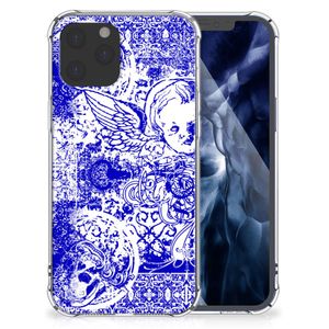 Extreme Case iPhone 12 Pro Max Angel Skull Blauw