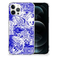 Extreme Case iPhone 12 Pro Max Angel Skull Blauw