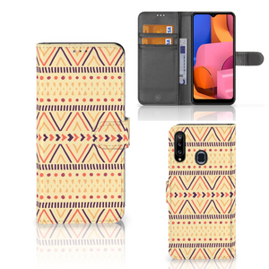 Samsung Galaxy A20s Telefoon Hoesje Aztec Yellow