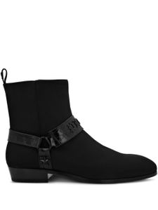 Philipp Plein bottines Nubuck en daim - Noir