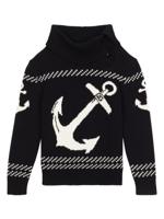 Dolce & Gabbana Kids Intarsia trui - Blauw