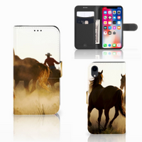 Apple iPhone Xr Telefoonhoesje met Pasjes Design Cowboy