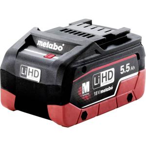 Metabo LiHD Akkupack 18 V - 5,5 Ah AIR COOLED 625368000 Gereedschapsaccu 18 V 5.5 Ah LiHD