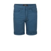 Refill by Shoeby slim fit short Pablo blauw