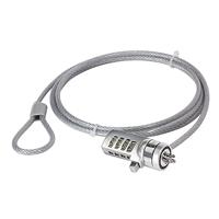 LogiLink Notebook Diefstalbeveiliging met cijferslot zilver