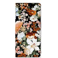 Smart Cover voor OnePlus Nord CE 3 Lite Dark Flowers - thumbnail