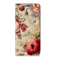 Smart Cover voor Samsung Galaxy A13 (5G) | Samsung Galaxy A04s Bloemen - thumbnail