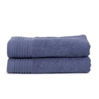 The One Towelling 2-PACK: Handdoek Basic - 50 x 100 cm Kleur: Denim