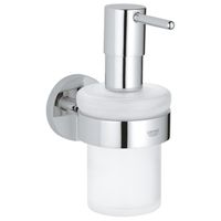 GROHE Essentials zeepdispenser met houder chroom 40448001