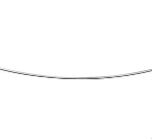 TFT Zilveren Ketting Omega Rond 1,0 mm x 42 cm