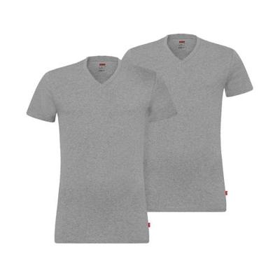 Levi's T-shirt (set van 2) grijs