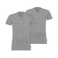 Levi's T-shirt (set van 2) grijs
