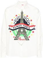 Kenzo chemise Drawn Varsity Tie - Blanc