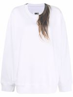 MM6 Maison Margiela sweat à imprimé graphique - Blanc