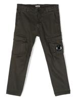 C.P. Company Lens-detail straight-leg trousers - Groen