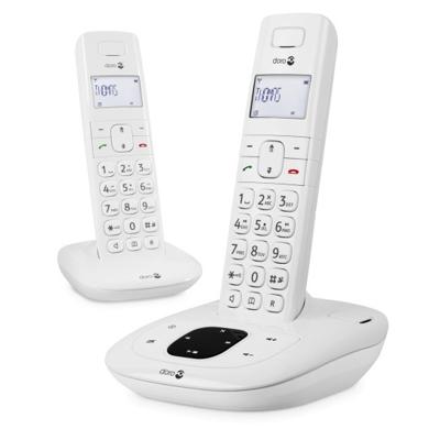 Doro Comfort 1015 Duo DECT-telefoon Wit Nummerherkenning