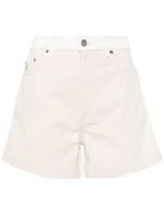 Stella McCartney short en jean à design bicolore - Tons neutres - thumbnail