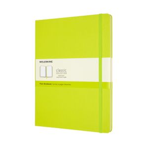 Notitieboek Moleskine XL 190x250mm blanco hard cover lemon green