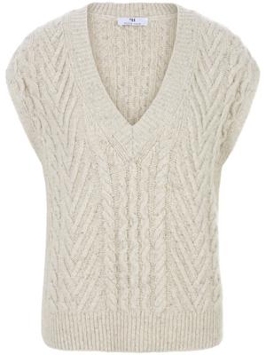 Slip-over tweedgaren Van Peter Hahn beige
