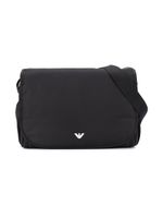 Emporio Armani Kids sac à langer à plaque logo - Noir