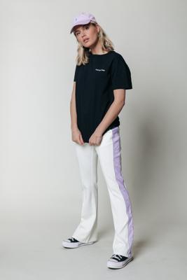 Colourful Rebel Bibi Star Broek  Wit Dames - Wijduitlopende Fit - Polyester