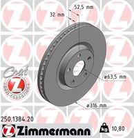 Remschijf Coat Z 250138420