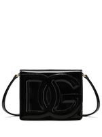 Dolce & Gabbana sac à bandoulière en cuir verni - Noir - thumbnail