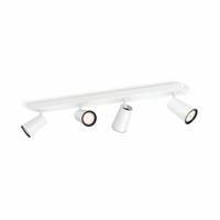 Philips Spotlamp Paisley 4-lichts wit 5057431PN - thumbnail