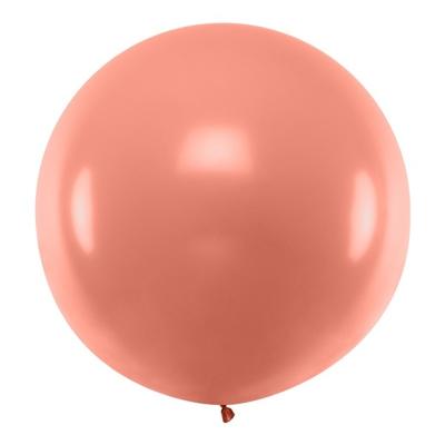Ballon jumbo rosé - koper 90cm