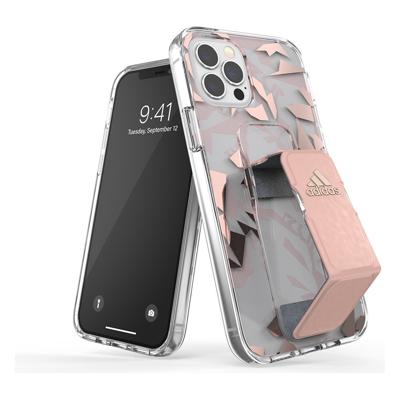 Adidas - iPhone 12 Hoesje - Clear Grip Case Roze Adidas - iPhone 12 Hoesje - Clear Grip Case Roze