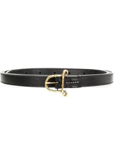 Altuzarra ceinture fine à boucle A - Noir